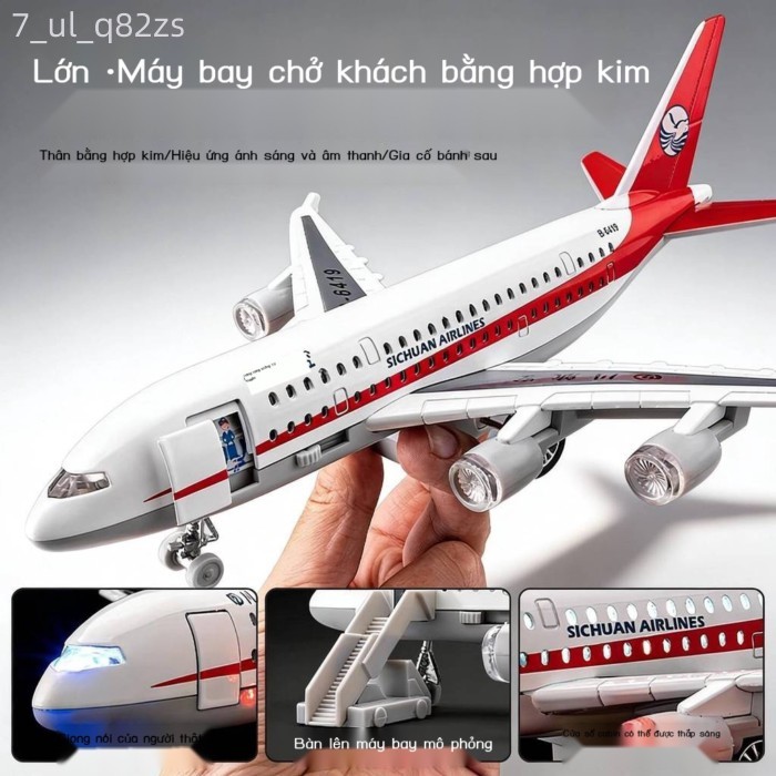 [GIÁ TỐT CHỌN MẪU] Mô hình hãng hàng không Tứ Xuyên, đồ chơi phỏng chở khách A380 của China Airline