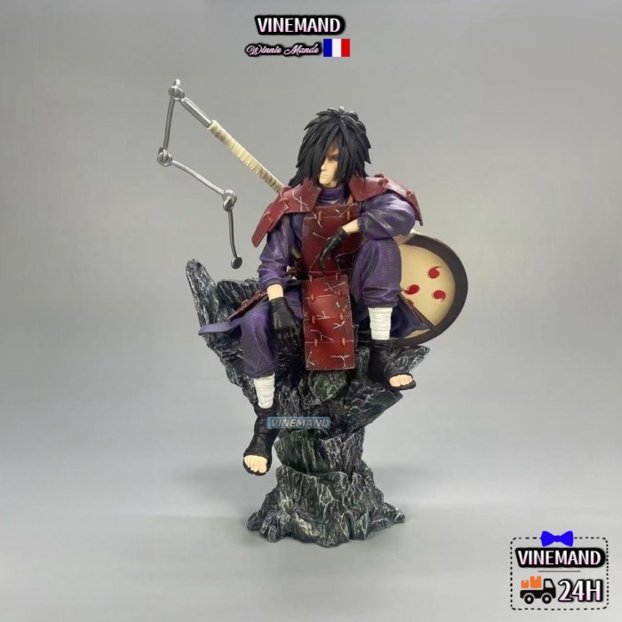 Kho Hà Nội🚚Naruto Uchiha Madara Sitting Madara GK Anime Statue Hand Model Ornaments Peripheral Gifts