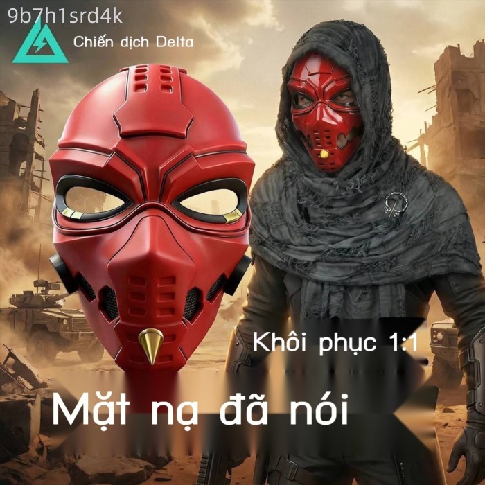 [Siêu Sale] [Mô chính thức] Mô hình phụ kiện Delta Force Mặt nạ cảnh sát trại giam Said - Quà tặng
