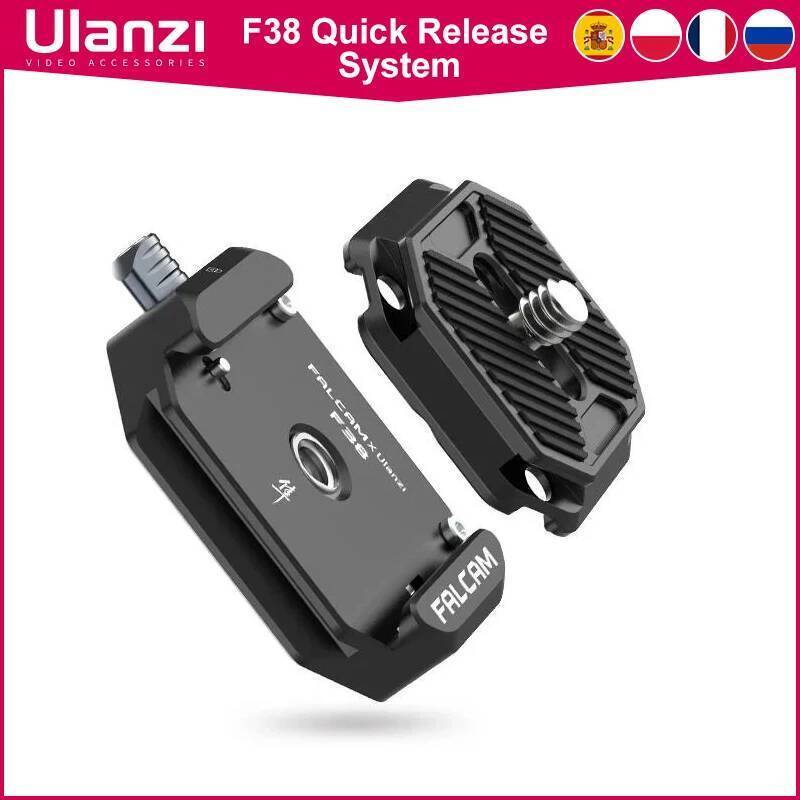 Ulanzi FALCAM F38 Đa Năng DSLR Camera Gimbal Arca Thụy Sĩ Phát Hành Nhanh Tấm Kẹp Công Tắc Nhanh Châ