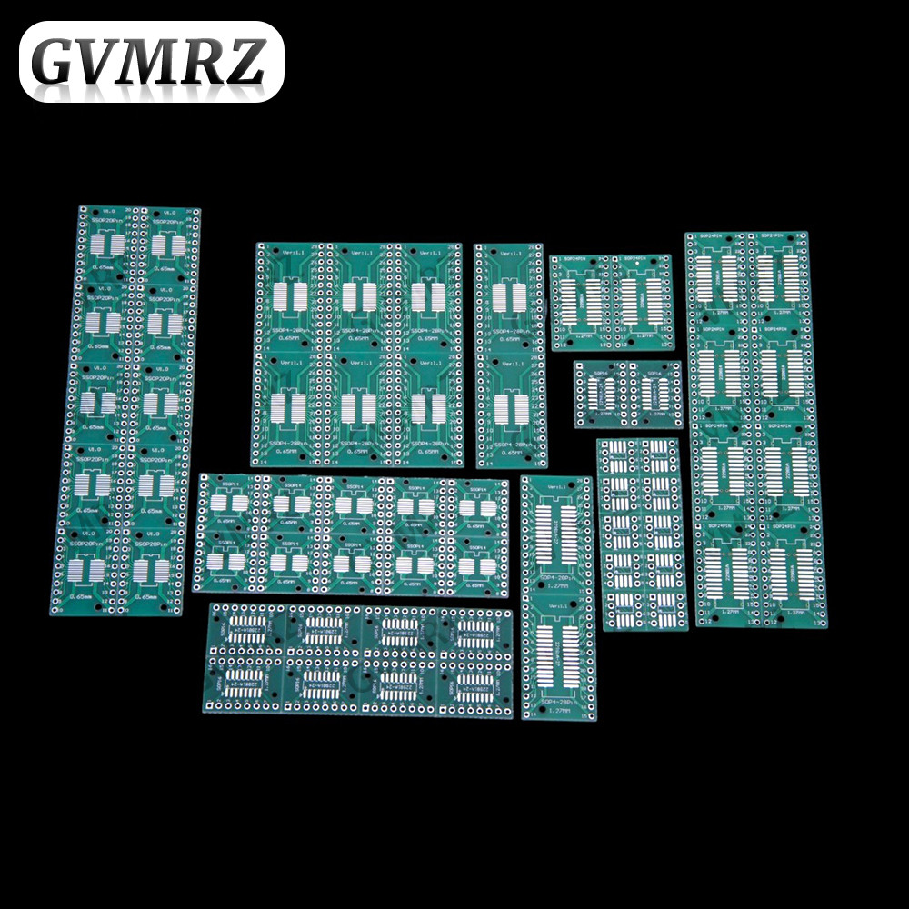 70 Chiếc 7Values IC adapter Ban Mỗi 10 Chiếc 8 10 14 16 24 28 SMT Sang DIP Qua Lỗ 8 10 14 24 28
