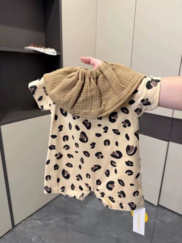 ins Fashion Thin Baby Clothes Baby Boy Summer Clothes Baby Girl Short-sleeved Romper Suit Summ