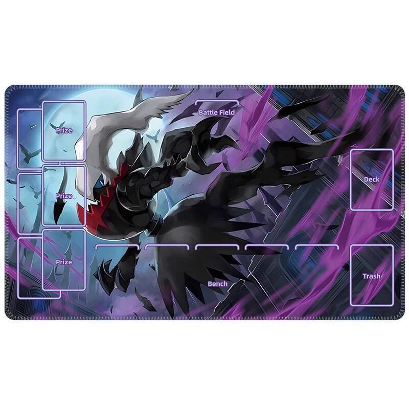 Darkrai Pokemon Playmat Với Zones Trading Card Game Play Mat 600 * 350 * 3mm