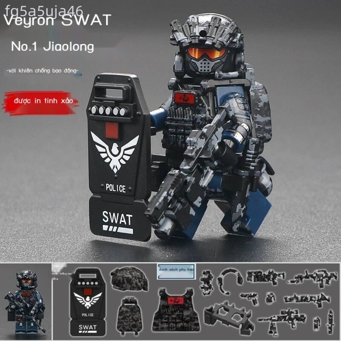 [SIÊU HOT 2026] Mô lính cảnh sát nhiệm Delta Force, vũ khí và trang bị, mô hình quân đội đặc nhiệm,
