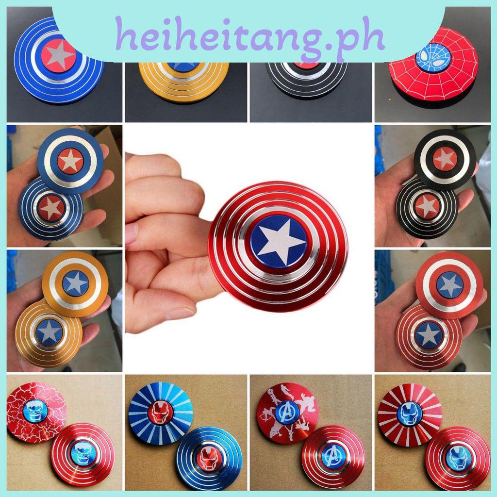 Fidget Spinner Captain Fingertip Gyro Shield Đồ chơi giải nén hợp kim