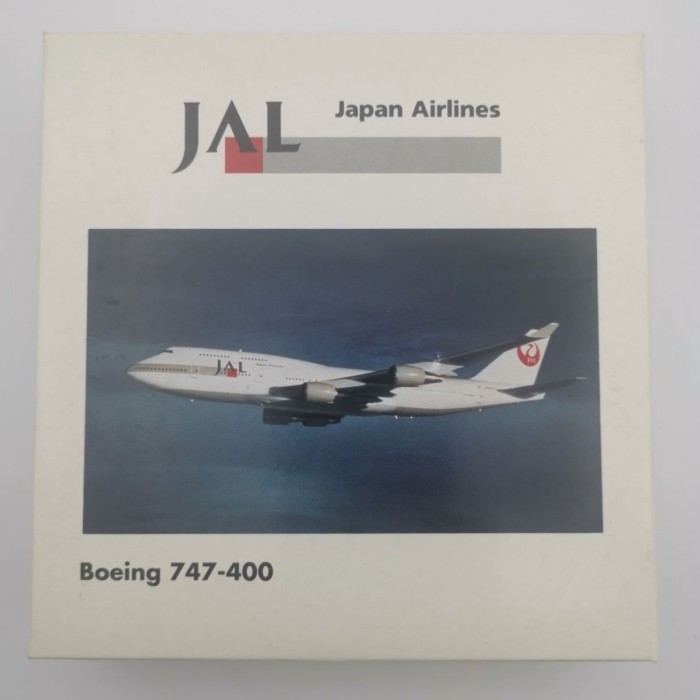 Herpa Japan Airlines JAL Airliner Alloy Model Full Coating with Landing Stand 1: 400 Mẫu xe