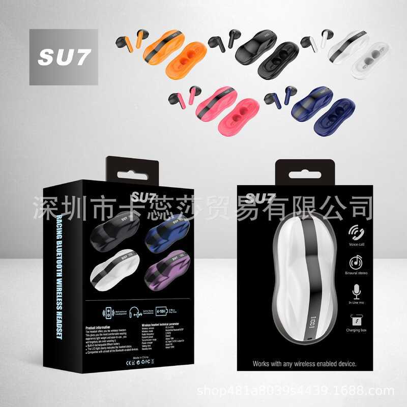 Thể Thao Xe Thể Thao SU7 Tai Nghe Bluetooth In-Ear Không Dây Nam Nữ Thể Thao Đi Xe Đạp Âm Nhạc Tai N