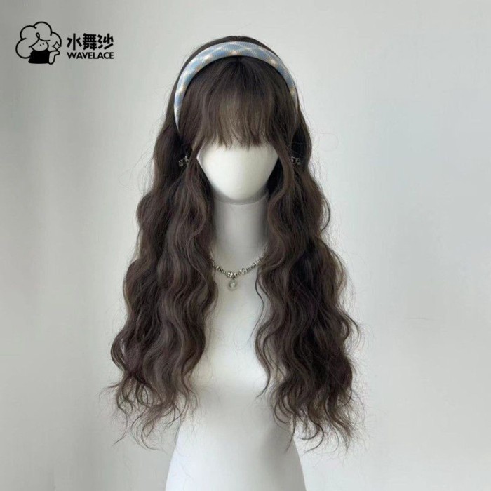 [Baa Baa Tóc Xoăn] Baa Baa xoăn Tóc giả Lolita Len xoăn Lười xoăn Tóc xoăn Mô phỏng hàng ngày Tóc gi
