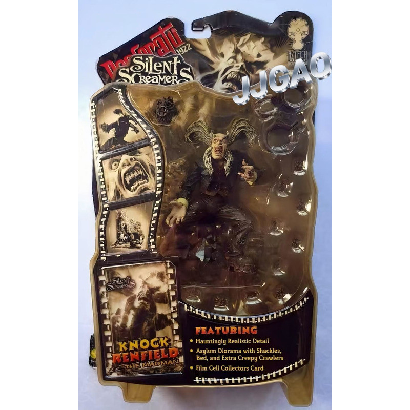 Mô nhân vật Mezco Toys, Silent Scream: Knock Renfield The Madman, mô hình có khớp nối 6 inch