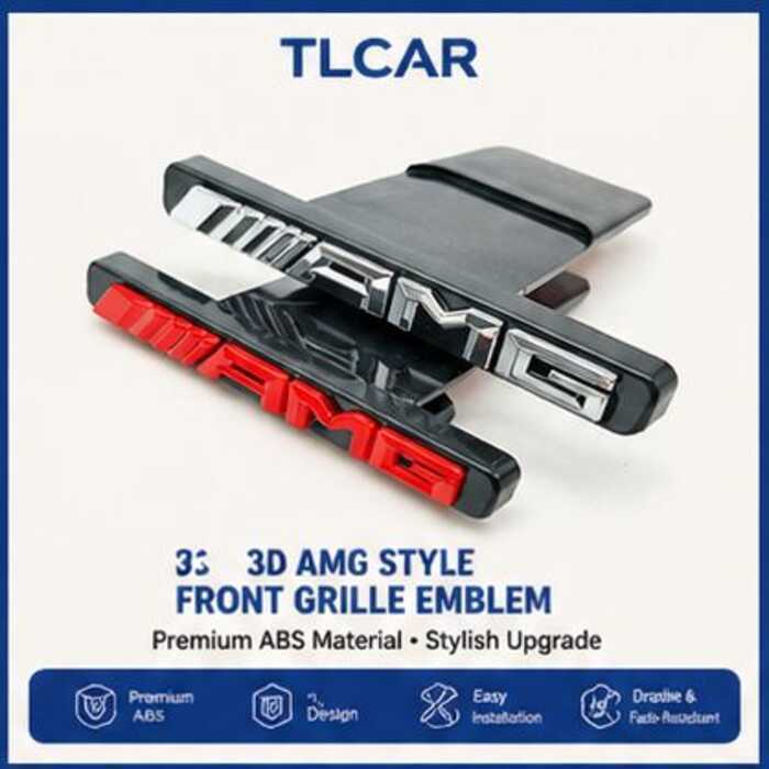 Logo TLCAR Mercedes-Benz AMG DÀNH CHO GT Grille Sử dụng / AMG Grill Sử dụng