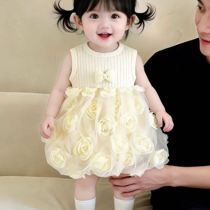 Girls Dress, Summer Dress, Fashionable Baby Dress, Beautiful Princess Dress, One-year-old Dre
