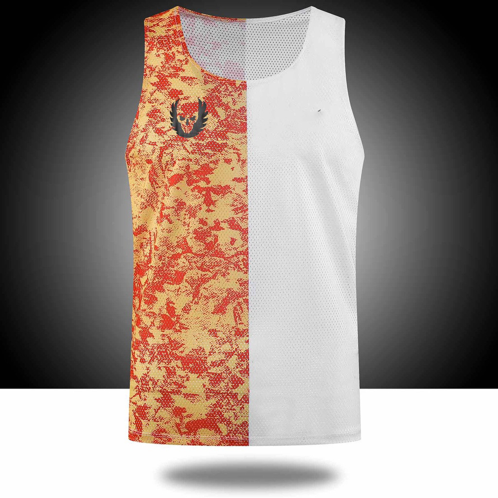 Nhanh Khô Nam Chạy Bộ Singlet Top Không Tay Singlet Co Giãn Thể Thao Chạy Bộ Tập Gym‌‌