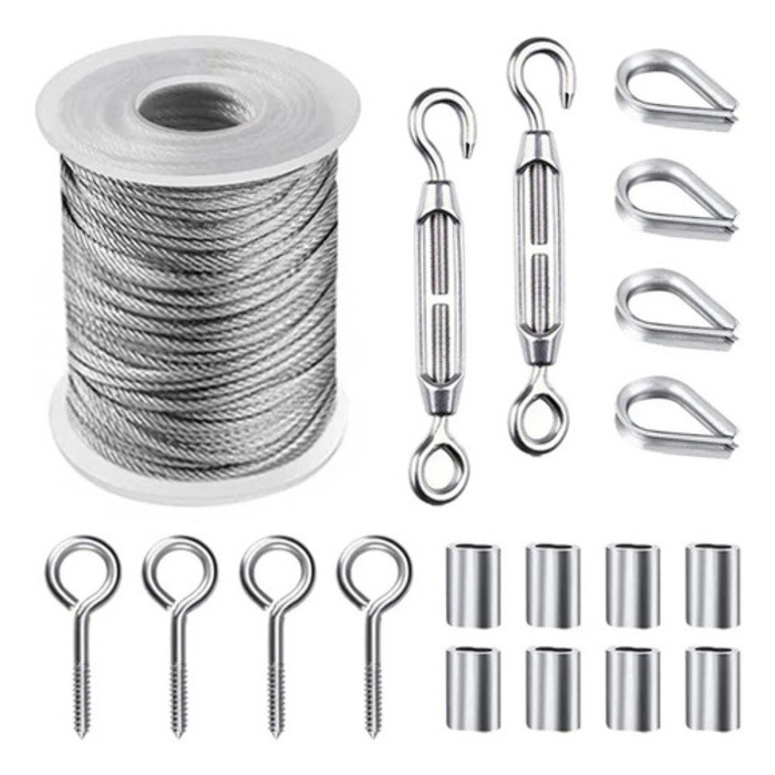 Bộ thanh cáp, dây thép, giá đỡ cho lọ e64