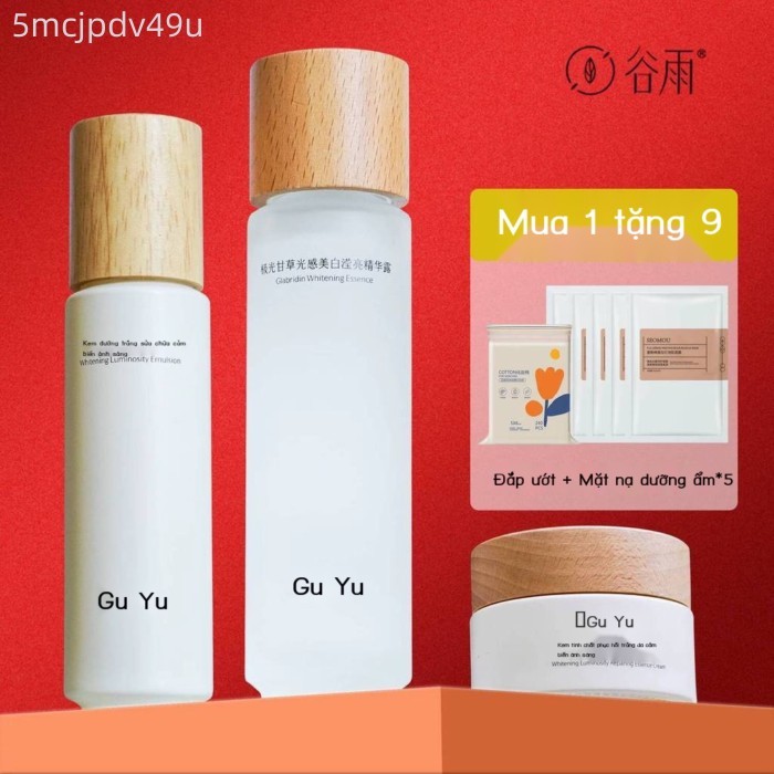 [HÀNG MỚI VỀ] Bộ sản Guyu's Light Sensation: Sữa dưỡng ẩm cấp nước cho nữ, Nước hoa hồng chống vàn