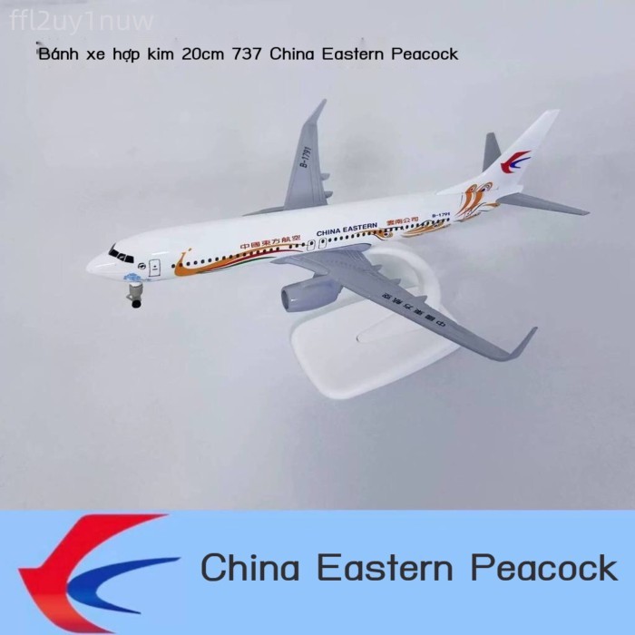 [GIÁ TỐT CHỌN MẪU] Mô hình máy bay dân dụng Boeing 737-800 của China Eastern Airlines, chất liệu hợ