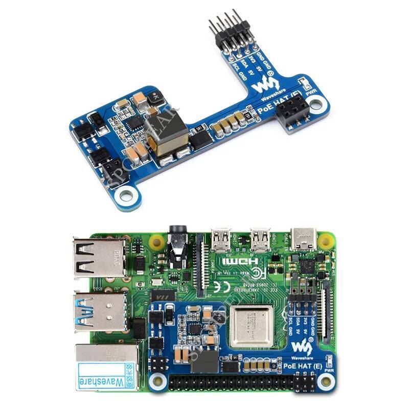 Raspberry Pi 3B + / 4B PoE HAT Power over Ethernet Ban mở rộng 802.3af tuân thủ