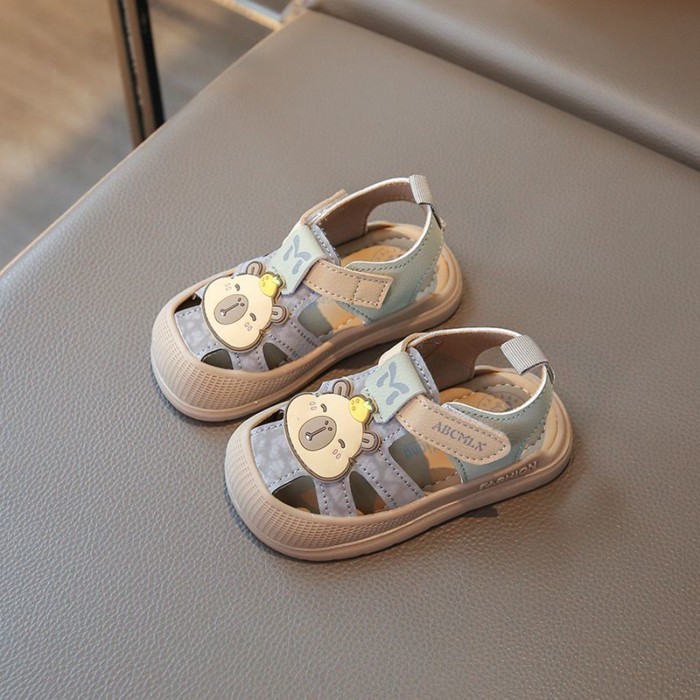 Summer New Baby Boy Sandals, Soft-soled Toddler Shoes, Children's Toe-cap Non-slip Beach Shoe