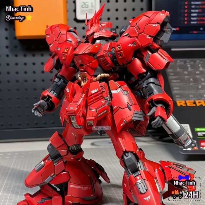Mô hình lắp ráp STAR RG Sazabi RG có đề can và hình mecha