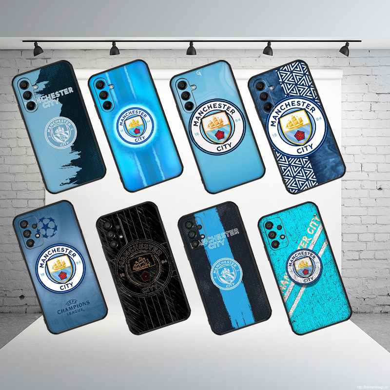 Ốp điện thoại TPU mềm màu đen cho OPPO A60 A76 A77 F3 A8 A31 A80 A91 F15 Manchester City11