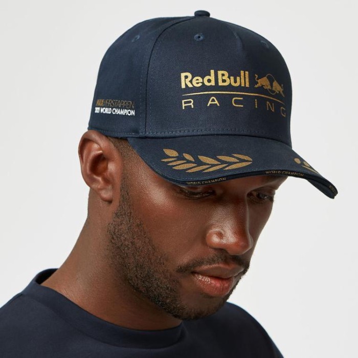 Drivers 'Championship Edition F1 Red Bull Racing Hat Đỏ Bóng Chày Vịt Lưỡi Hợp Thời Trang Chống Nắng