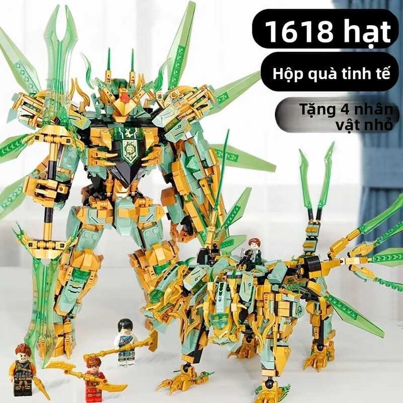 Đồ chơi lắp ráp robot biến hình Titan Lloyd, Robot hủy diệt Rồng Bóng Ma Ninjago