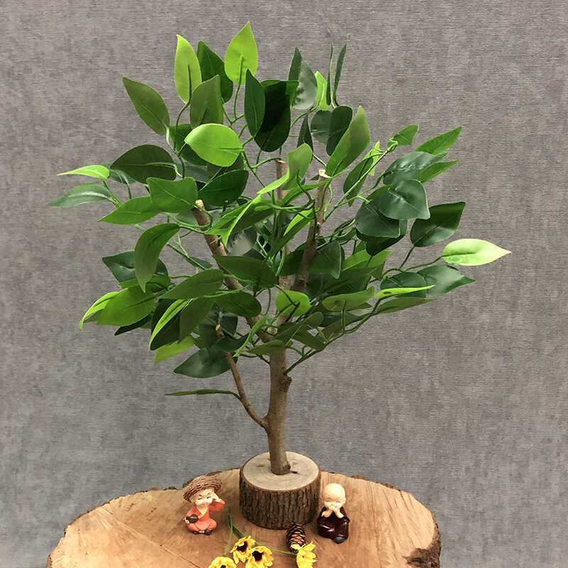 Mô Phỏng Ficus Cây Xanh Đồ Trang Trí Cây Cảnh Mô Phỏng Hoa Trang Trí Nhà Cửa Hoa Mềm Gói Ficus Nhánh