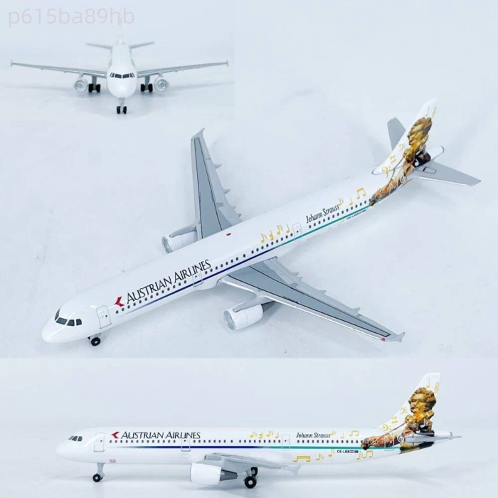 [HÀNG MỚI VỀ] Mô hình máy bay chở khách Airbus A321 của hãng hàng không Austrian Airlines, tỷ lệ 1