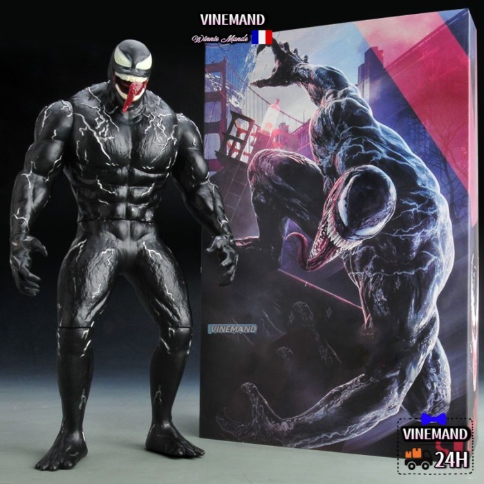 Kho Hà Nội🚚Avengers Hulk Iron Man Spider-Man Venom Thanos Captain America Black Panther Vinyl Figure