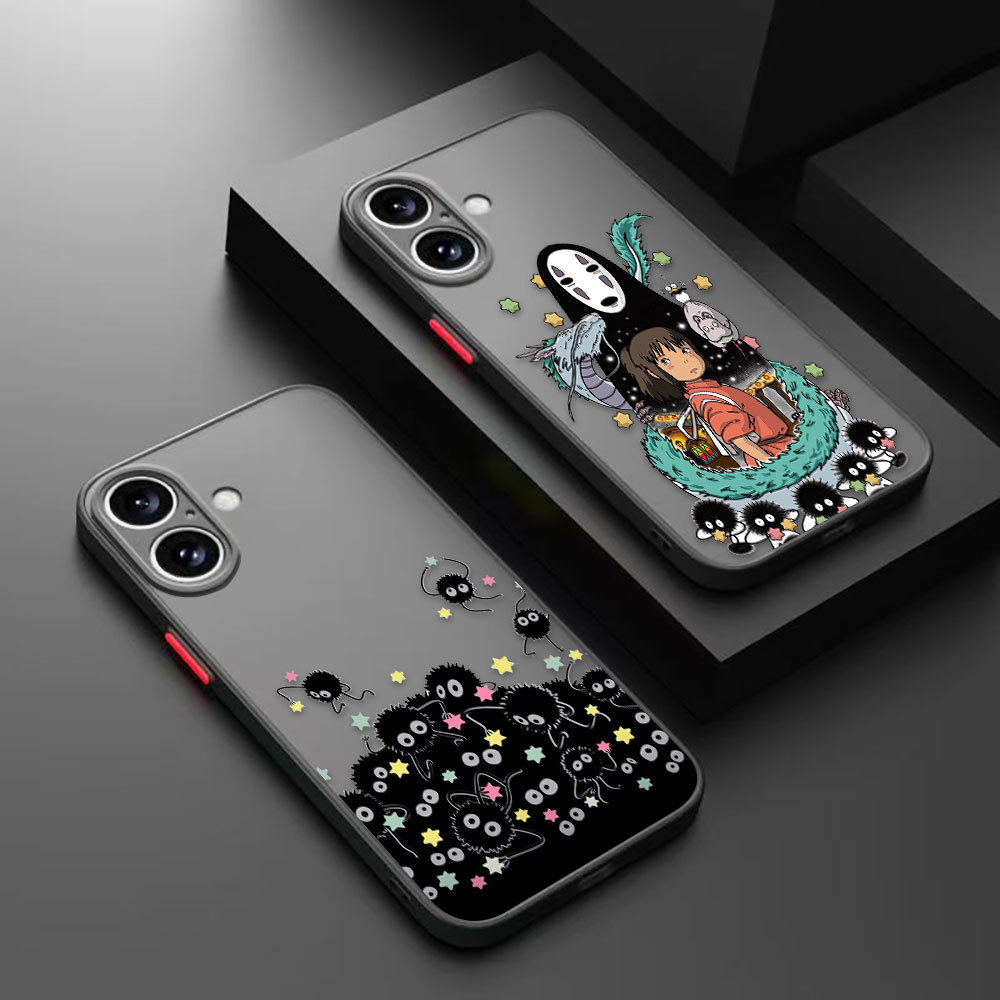 Ốp Điện Thoại Spirited Away Studio Ghibli Totoro Matte Cho OPPO A5X A5 A6 A9 A15 A16 A17 A31 A38 A53