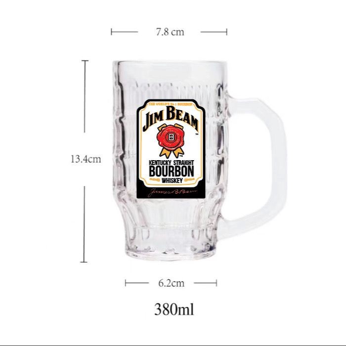 Suntory Jim Beam Whisky Trắng Jim Beam Bourbon Hi-Bang Cốc Bia Cốc Whisky Cốc Dự Thảo Bia Cốc Kem c
