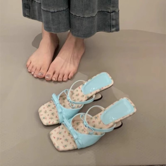 French Special-shaped Wedge Sandals For Women's Outer Wear In Summer, New Temperament With Sk