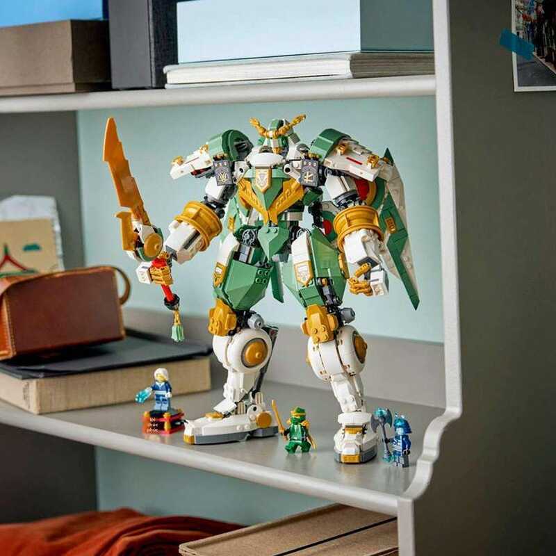 71860 Lloyd Titan Mech Phantom Ninja Đồ Chơi Xếp Hình Phiên Bản Kỷ Niệm 15 Năm Dành Cho Bé Trai