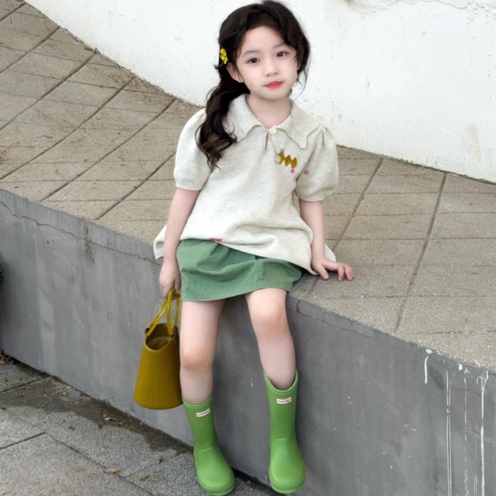 Korean Children's Clothing Girls' Skirt Summer New Fashion And Beautiful Little Girl's Street