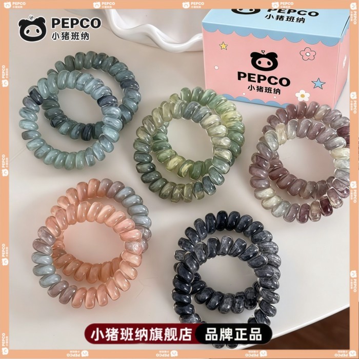 10 Miếng Kết Hợp Điện Thoại Dây Buộc Tóc Dây Buộc Tóc Cảm Giác Cao Cấp Đơn Giản Dây Buộc Tóc Liền Mạ