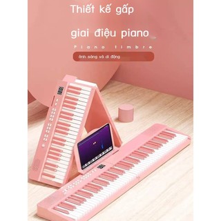    HOT HIT  Bàn tử gấp gọn lớn đàn piano điện 88 di động cho giáo viên mầm non trẻ em chuyên nghiệ 