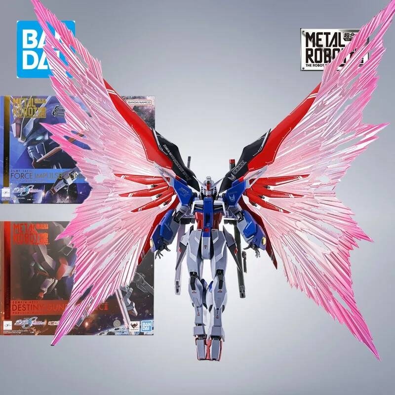 Bộ BANDAI METAL ROBOT Alloy DESTINY GUNDAM SPEC2, mô nhân vật hoạt hình Anime, đồ chơi dành cho bé t