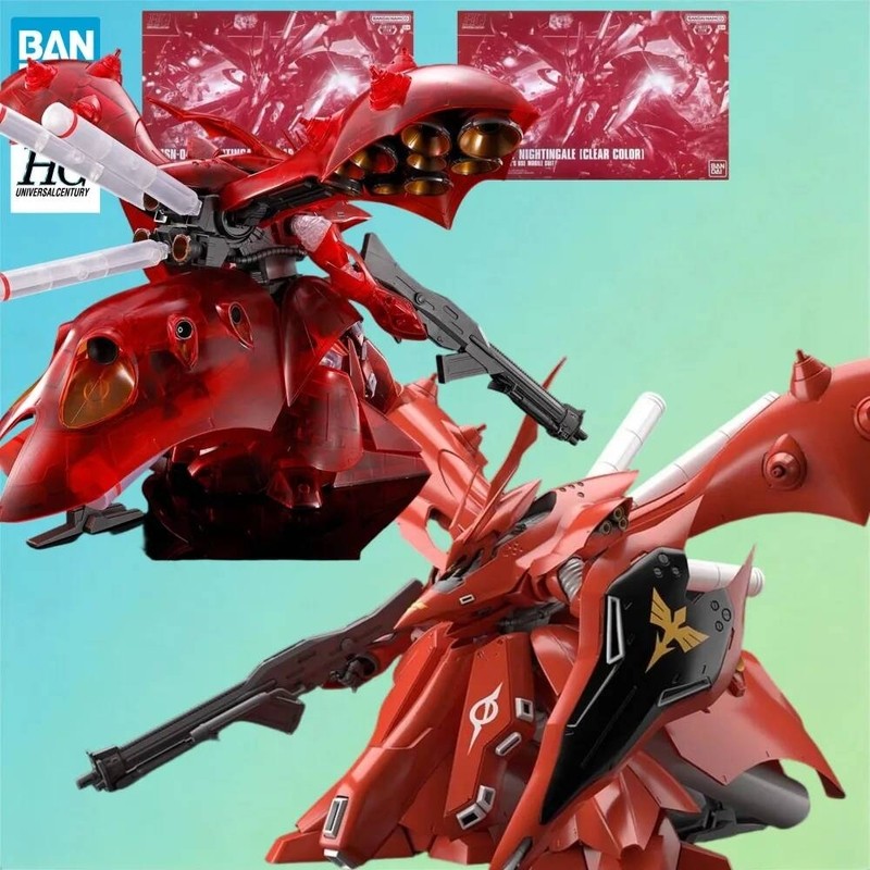 Bandai HG 1/144 MSN-04II Nightingale Màu Trong Suốt Bình Thường Gundam Beltorchika’s Children Bộ Mô 