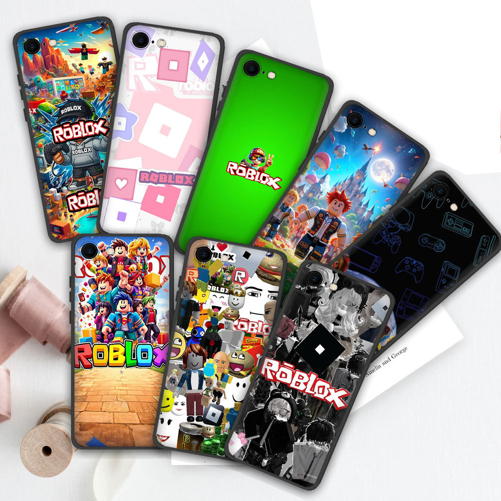 Ốp điện thoại silicon mềm Xiaomi Poco M6 M6Pro F6 F6Pro X6 X6Pro 4P08 Roblox