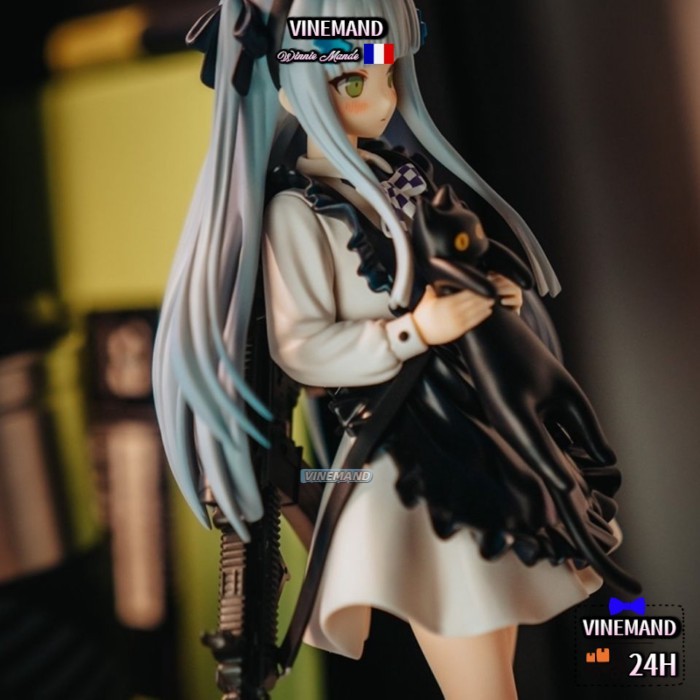 Girls Frontline HK416 Quà tặng của Black Cat Hình trò chơi Anime Trang trí cô gái dễ thương hai chi