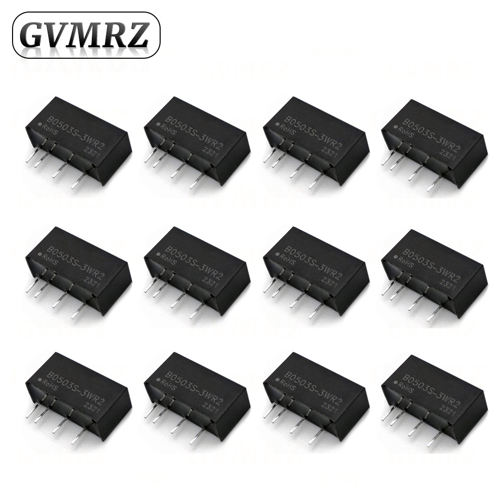 3W 12v đến 5v B1205S B2405S B1515S B0505S-3WR2 SIP4 DC-DC được điều chỉnh mô-đun nguồn điện cách ly 