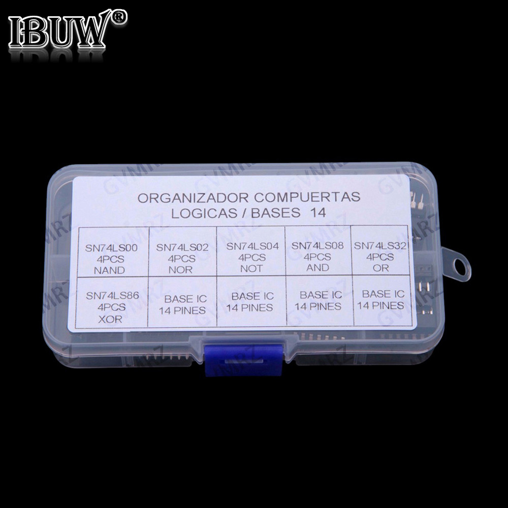 6Value 48 CÁI 74LS00 74LS02 74LS04 74LS08 74LS32 74LS86 DIP-14 Mạch tích hợp DIP IC Bộ kết hợp
