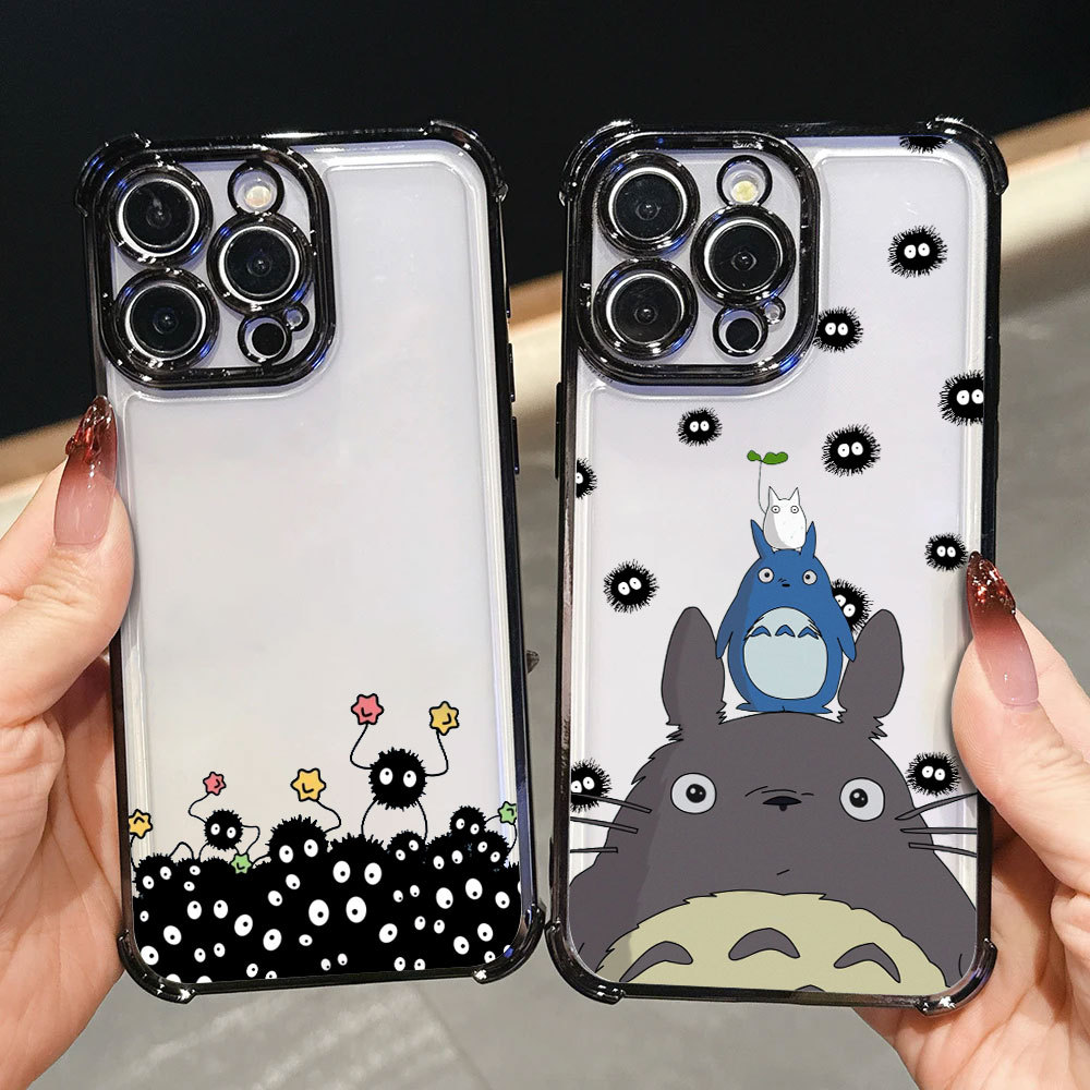 Spirited Away Totoro Studio Ghibli Tác Phẩm Nghệ Thuật Chống Sốc Dành Cho Samsung A57 A37 A27 A17 A0