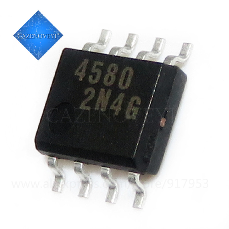 10 Mảnh NJM4580M JRC4580 4880D 4580 SOP-8 Bộ Khuếch Đại Hoạt Động Kép Còn Hàng