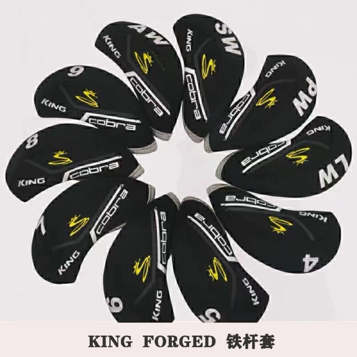 ·  Cobra king rèn Golf Iron Club Head Cover Club Head Sand Club Cover 10 chiếc F8 Cover