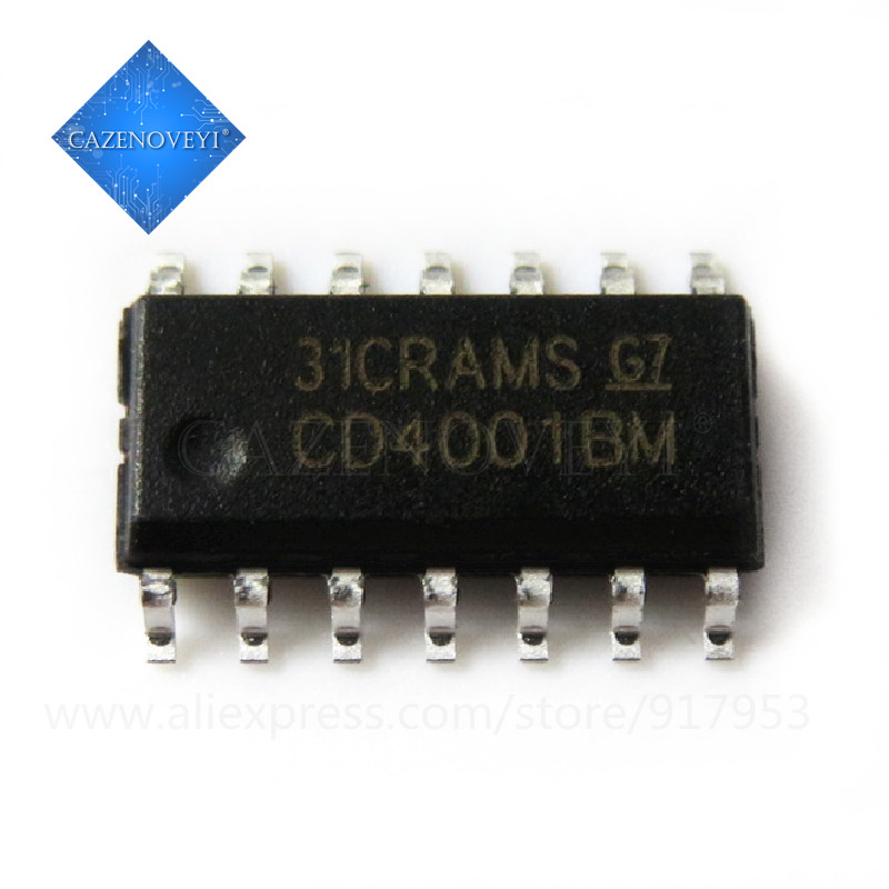 10 Cái CD4001BCM CD4001BM CD4001 SOP-14 Còn Hàng