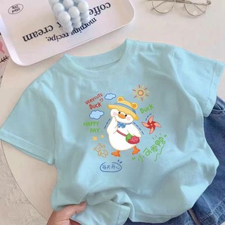   Sản phẩm mới  Áo thun ngắn tay mùa hè cho bé gái phiên bản Hàn Quốc Phim hoạt hình thấm mồ hôi 