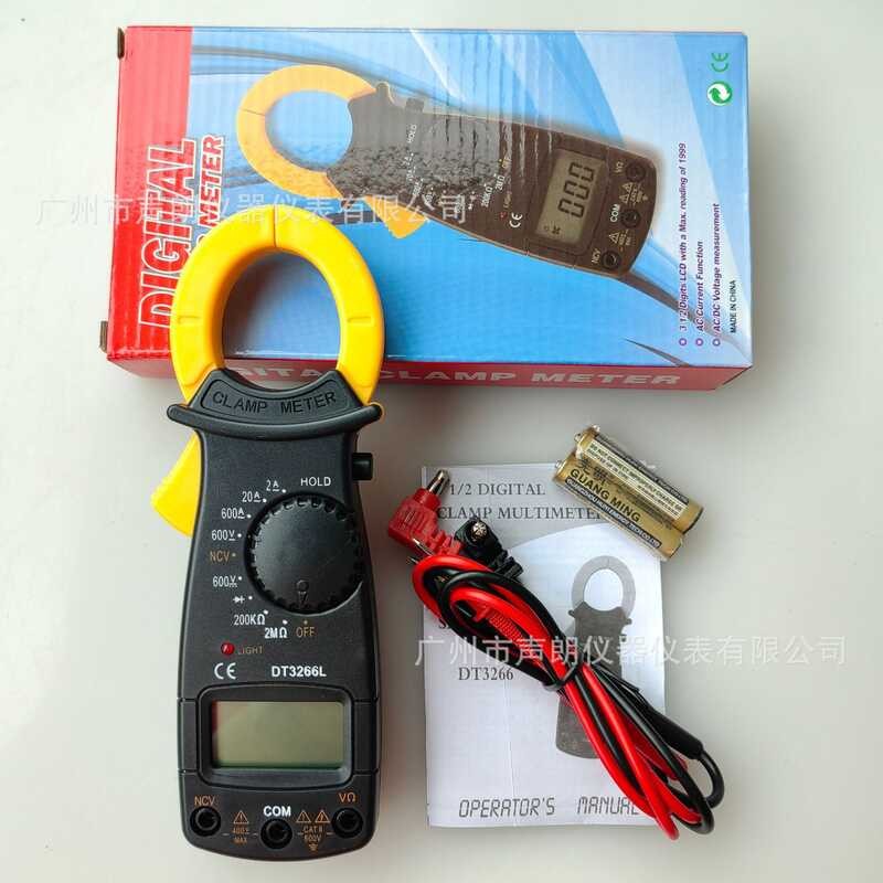 Đồng hồ đo kẹp kỹ thuật số DT3266L AC 6A Ampe kế