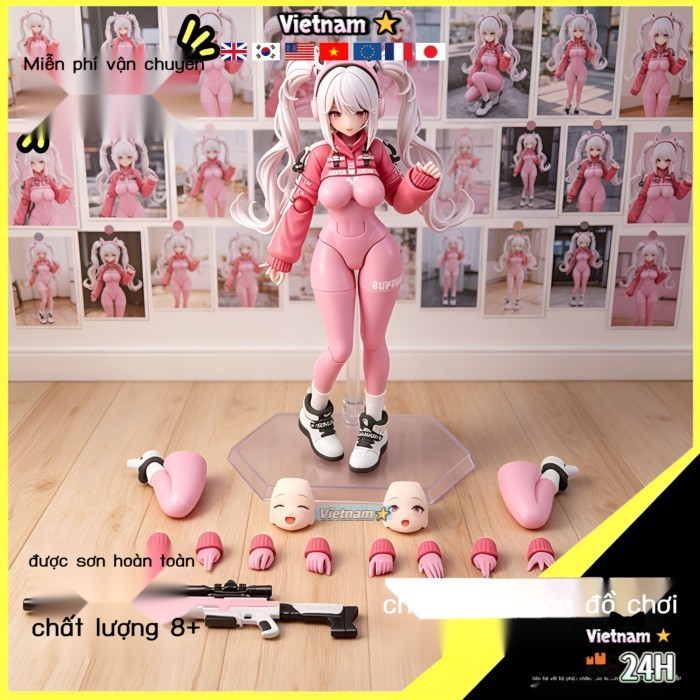 Người mẫu Figma628 Alice, Nữ thần chiến thắng, nhân vật Nikki có thể di chuyển, bao gồm cả khuôn mặ