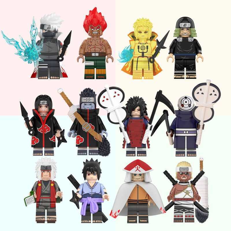 Tương thích với các nhân vật ninja lắp ráp của LEGO Phantom, Uzumaki Naruto, Uchiha Madara, tổ chức 