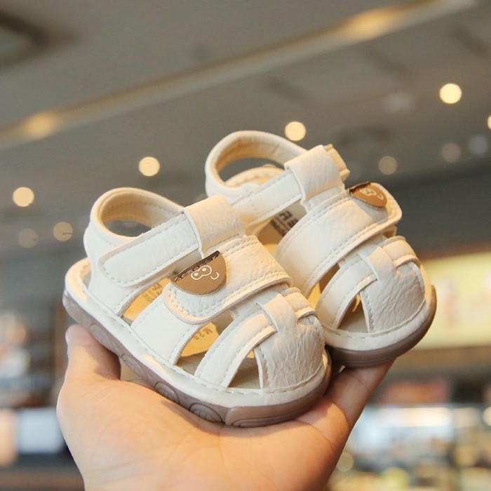 Summer New Baby Boy Sandals Non-slip Soft Sole Toddler Shoes Baotou Boys Shoes Beach Children